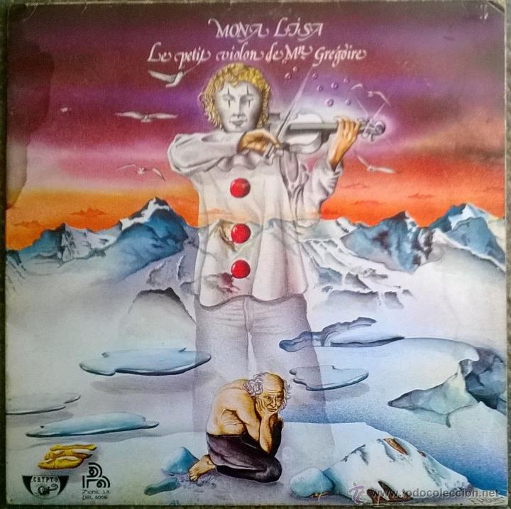 Discos de vinilo: Mona Lisa. Les petits violons de Mr. Gregoire. Crypto, Esp. 1978 LP (doble cubierta) progresivo - Foto 1