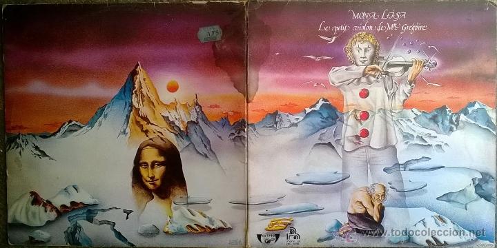 Discos de vinilo: Mona Lisa. Les petits violons de Mr. Gregoire. Crypto, Esp. 1978 LP (doble cubierta) progresivo - Foto 2