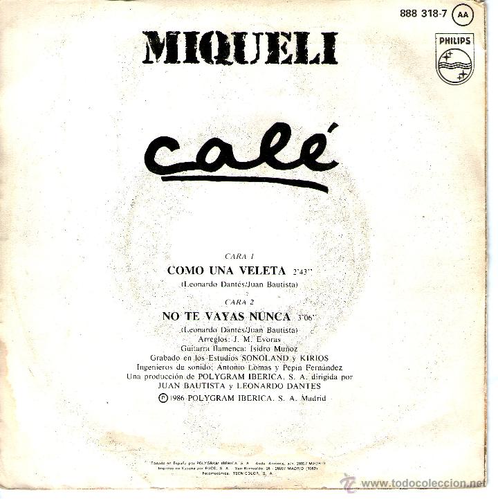 Discos de vinilo: MIQUELI COMO UNA VELETA - Foto 2