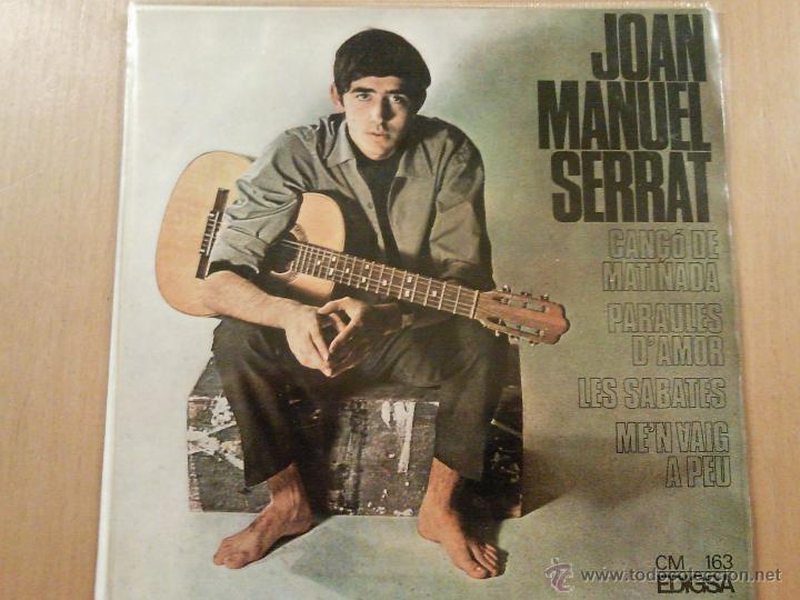 Discos de vinilo: joan manuel serrat canc&oacute; de matinada edigsa SINGLE a&ntilde;o 1966 - Foto 1