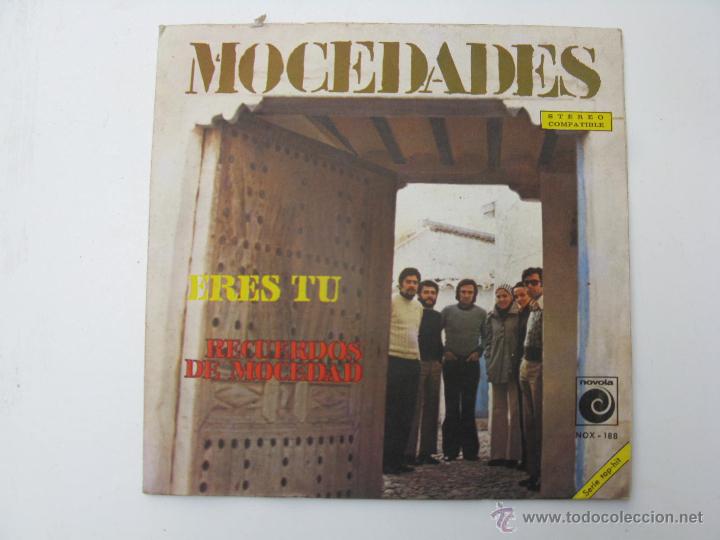Discos de vinilo: single de mocedades - eres tu - recuerdos de mocedad - Foto 1