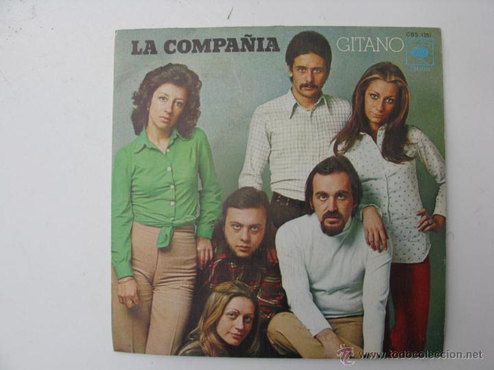 Vinyl records: single de la compa&ntilde;ia - gitano - do&ntilde;a asuncion