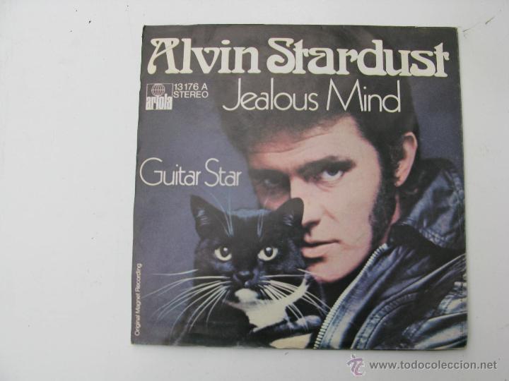 Discos de vinilo: single de alvin stardust - jealous mind - guitar star - Foto 1