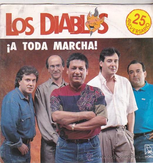 Discos de vinilo: LOS DIABLOS. A TODA MARCHA. HORUS 1992 - Foto 1