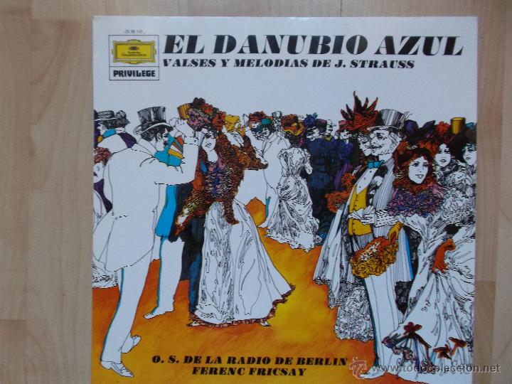 Discos de vinilo: J.STRAUSS - EL DANUBIO AZUL - 1984 - - Foto 1