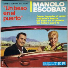 Discos de vinilo: M - MANOLO ESCOBAR - UN BESO EN EL PUERTO - FOTO ADICIONAL. Lote 45611344