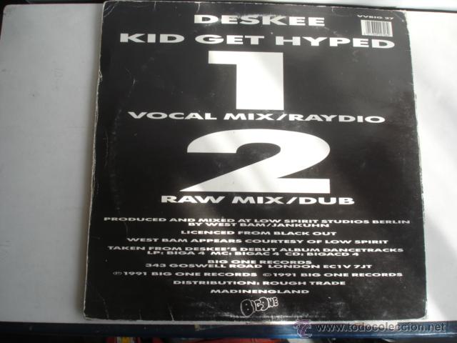 Discos de vinilo: Deskee     Kid Get Hyped - Foto 2