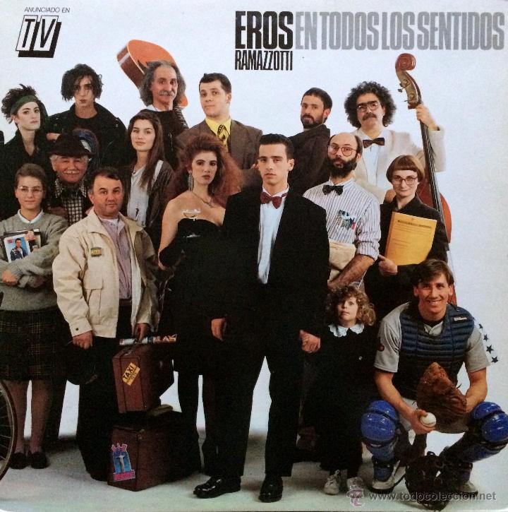 Discos de vinilo: Eros Ramazzoti EN TODOS LOS SENTIDOS - Foto 1
