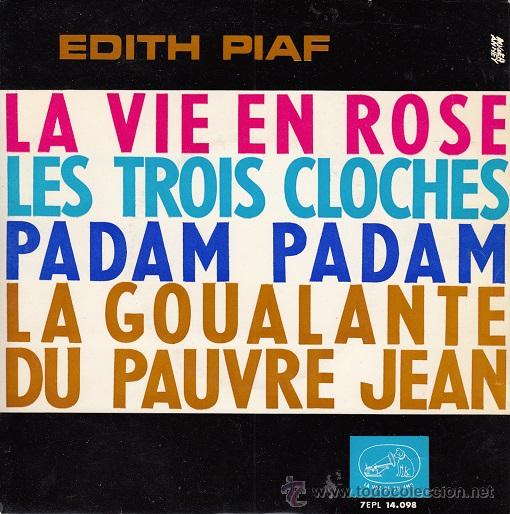 Discos de vinilo: EDITH PIAF - LA VIE EN ROSE - EP ESPA&Ntilde;OL DE VINILO C-60