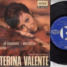 Discos de vinilo: CATERINA VALENTE - MALAGUEÑA - EP ESPAÑOL DE VINILO CANTADO EN ESPAÑOL