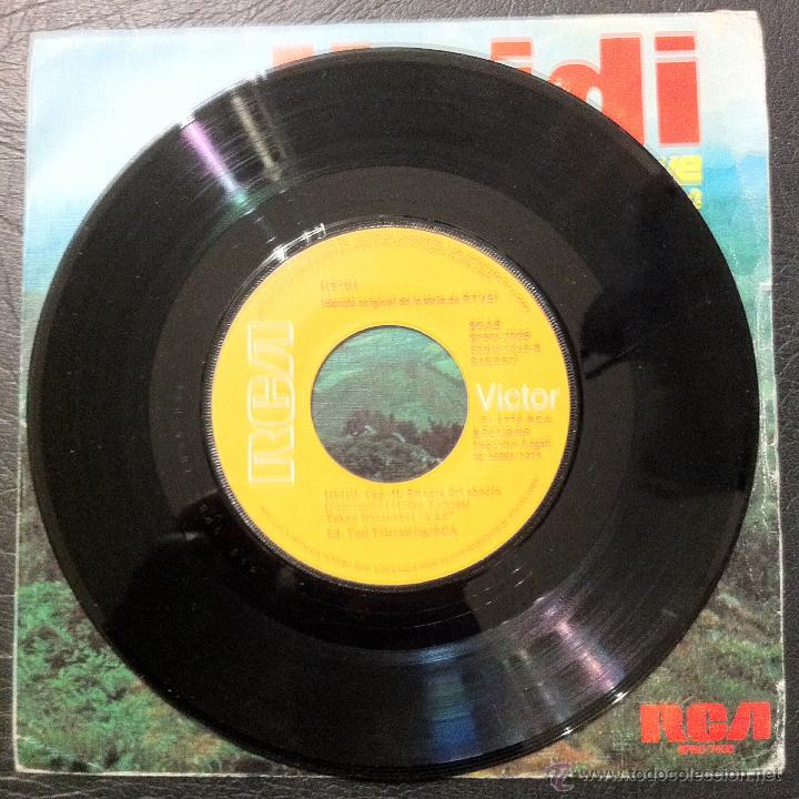 Discos de vinilo: SINGLE HEIDI - CAPITULO 2 - BANDA ORIGINAL DE LA SERIE DE RTVE - RCA 1975. - Foto 4