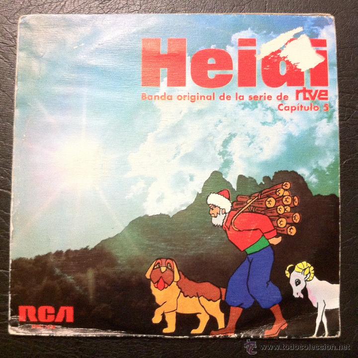 Discos de vinilo: SINGLE HEIDI - CAP&Iacute;TULO 5 - BANDA ORIGINAL DE LA SERIE DE RTVE - RCA 1975. - Foto 1