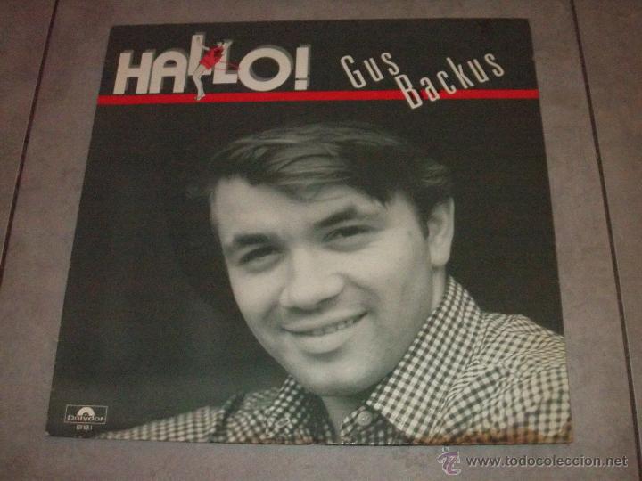 Discos de vinilo: GUS BACKUS - HALLO! - MADE IN GERMANY - LP - Foto 1