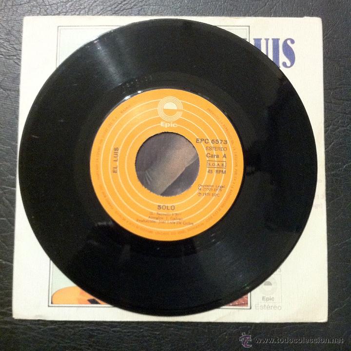 Discos de vinilo: EL LUIS - SOLO - EPIC 1978. - Foto 3