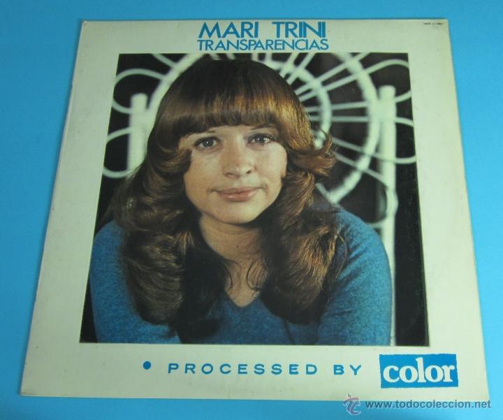 Discos de vinilo: MARI TRINI. TRANSPARIENCIAS. HISPAVOX. 1975 - Foto 1