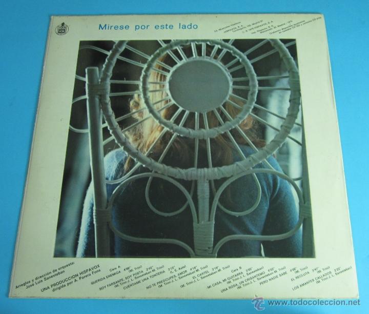 Discos de vinilo: MARI TRINI. TRANSPARIENCIAS. HISPAVOX. 1975 - Foto 2