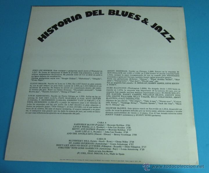 Discos de vinilo: HISTORIA DEL BLUES & JAZZ. VOL. 5 - Foto 2