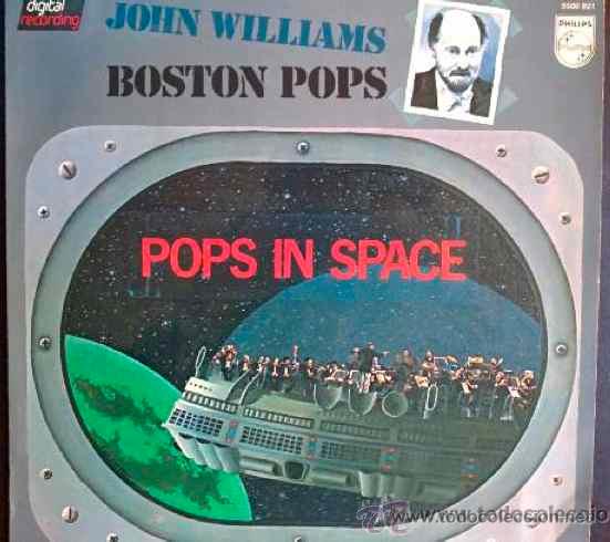 Discos de vinilo: JOHN WILLIAMS, POPS IN SPACE - LP HOLANDA - Foto 1