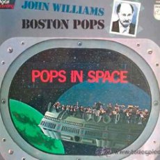 Discos de vinilo: JOHN WILLIAMS, POPS IN SPACE - LP HOLANDA. Lote 27356278