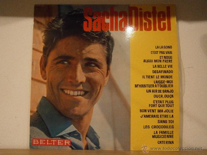 Discos de vinilo: SACHA DISTEL - LP - BELTER - Foto 1