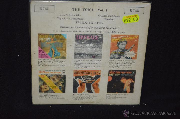 Discos de vinilo: FRANK SINATRA - PARADISE + 3 - EP - Foto 2