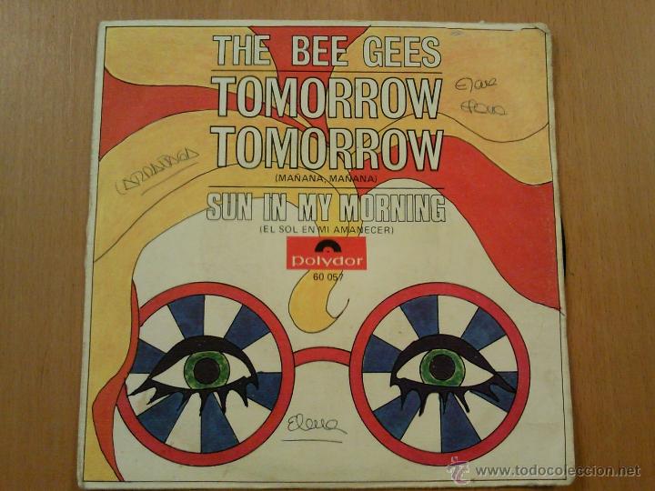 Discos de vinilo: THE BEE GEES TOMORROW TOMORROW SINGLE SPAIN 1969 - Foto 1