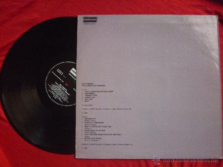 Discos de vinilo: LP - ROY ORBISON (THE CLASSIC) - DERAM, 1989 - Foto 2