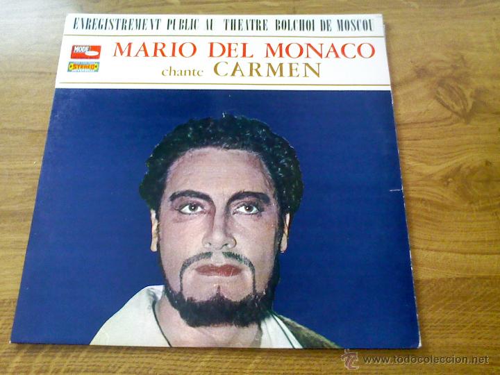 Discos de vinilo: MARIO DEL MONACO. CARMEN... EDICION FRANCESA - Foto 1