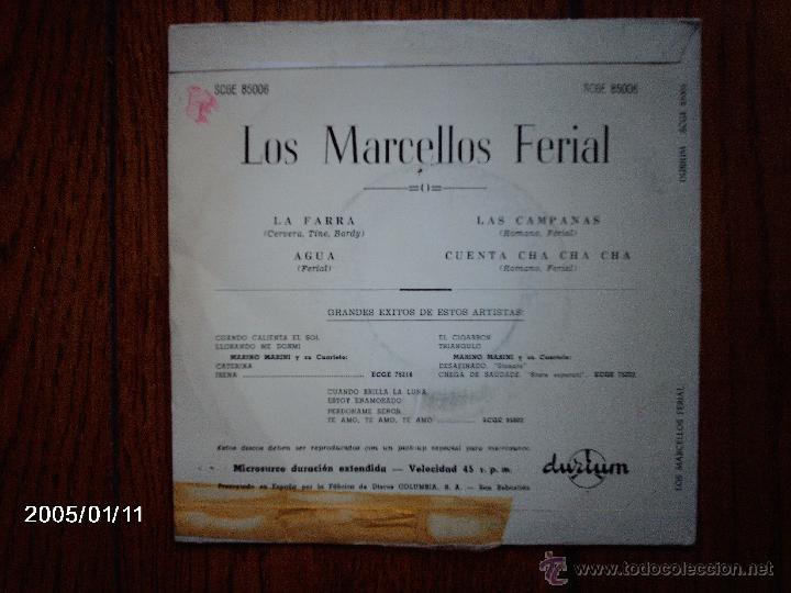 Discos de vinilo: los marcellos ferial  -  la farra  +   3 - Foto 2