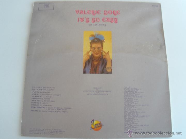 Discos de vinilo: VALERIE DORE - ITS SO EASY - Foto 3