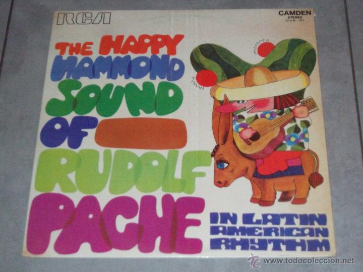 Vinyl records: THA HAPPY HAMMOND SOUND OF RUDOLF PACHE - IN LATIN AMERICAN RHYTHM - MADE IN SPAIN 1970 - LP