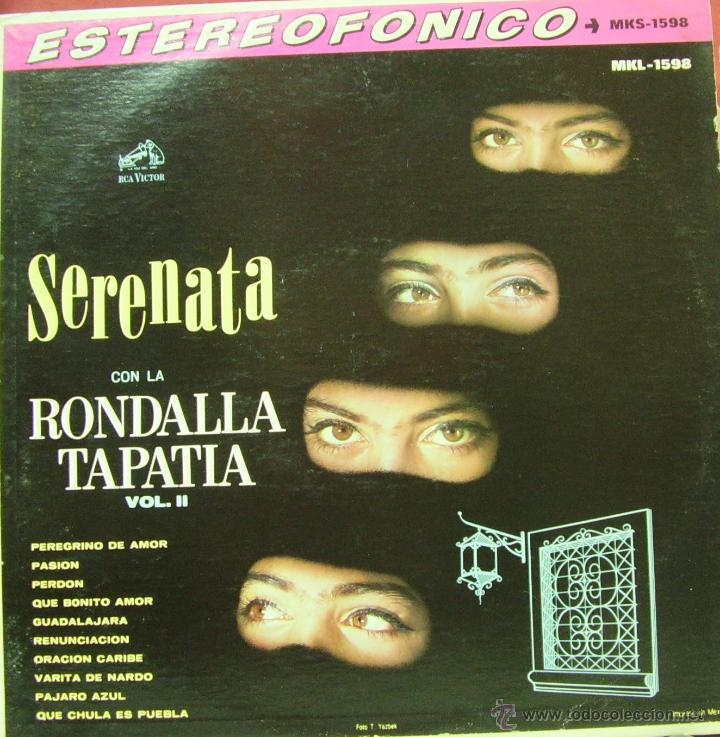 Vinyl records: RONDALLA TAPATIA VOLUMEN II-SERENATA CON... LP VINILO (MEXICO)