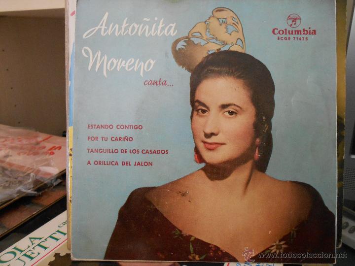 Discos de vinilo: ANTO&Ntilde;ITA MORENO - ESTANDO CONTIGO - Foto 1