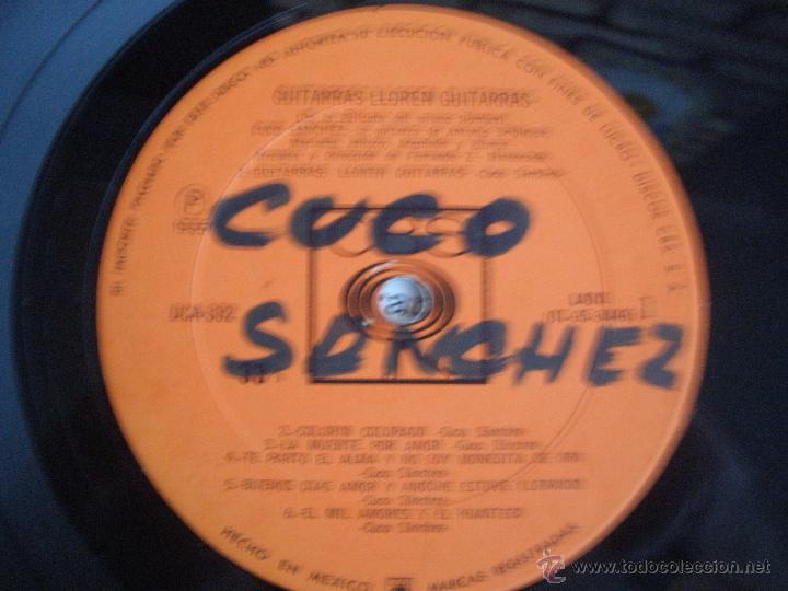 Discos de vinilo: Cuco S&aacute;nchez - Guitarras, lloren guitarras - Foto 3