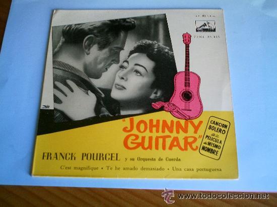 Discos de vinilo: FRANCK POURCEL JOHNNY GUITAR LA VOZ DE SU AMO - Foto 1