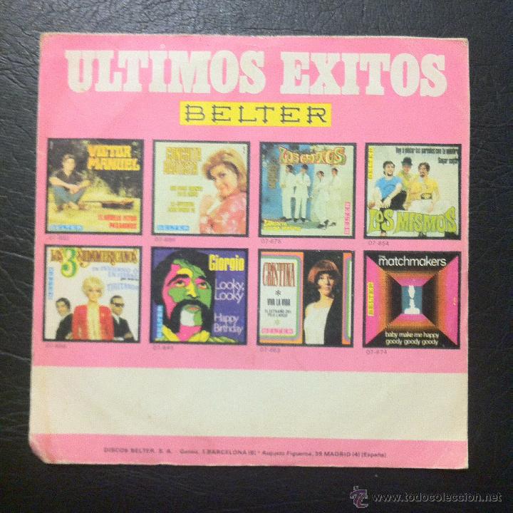Discos de vinilo: V&Iacute;CTOR MANUEL - MIS RECUERDOS - BELTER 1970. - Foto 2