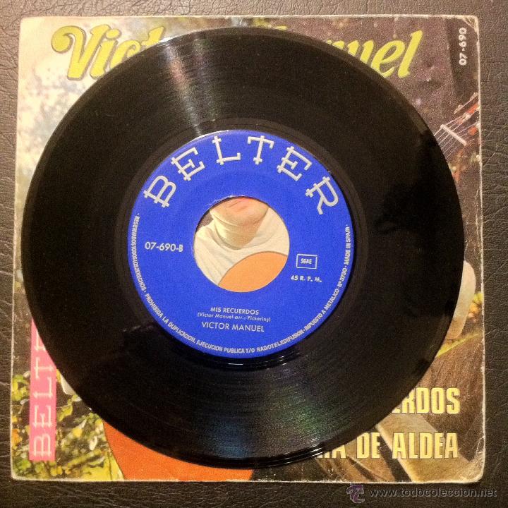 Discos de vinilo: V&Iacute;CTOR MANUEL - MIS RECUERDOS - BELTER 1970. - Foto 4