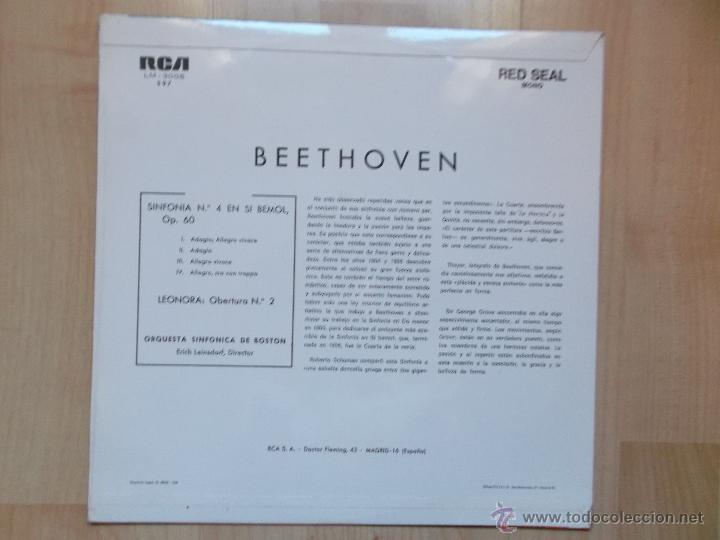Discos de vinilo: BEETHOVEN SINFONIA N 2 RCA 1969 - Foto 2