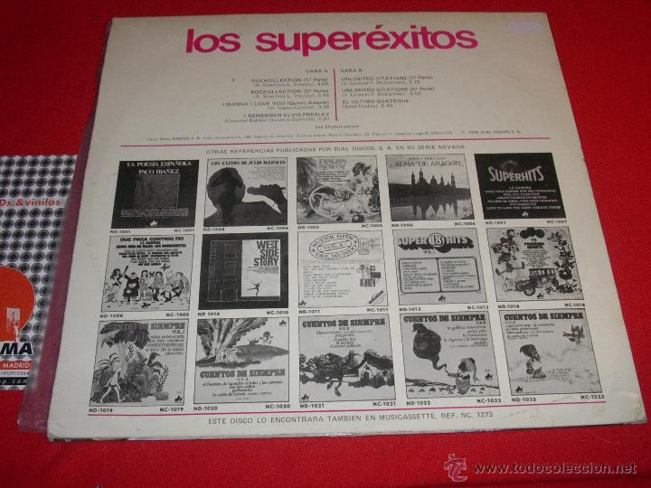 Discos de vinilo: THE STUDIO GROUP   LOS SUPEREXITOS   NEVADA 1978  LP - Foto 2