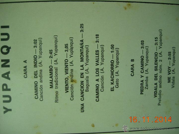 Discos de vinilo: Atahualpa Yupanqui LP - Foto 2