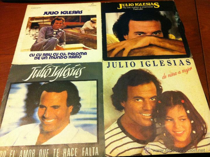 Discos de vinilo: 4 Singles Julio Iglesias - Foto 1