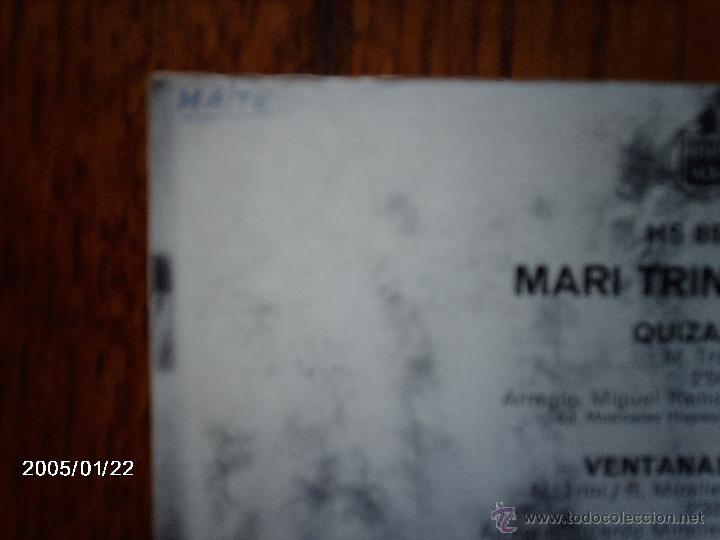 Discos de vinilo: mari trini  -  quizas  +  ventanas - Foto 3