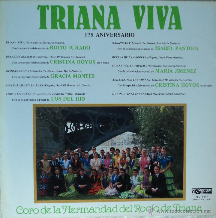 CORO DE LA HERMANDAD DEL ROCIO DE TRIANA - TRIANA VIVA (VINILO): 8,26 €