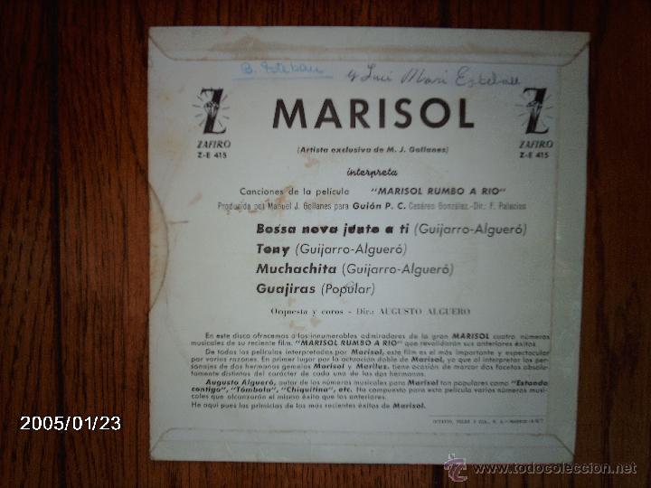 Discos de vinilo: marisol  -  bossa nova junto a ti  +  3 - Foto 2