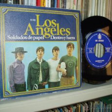 Discos de vinilo: LOS ANGELES SINGLE SOLDADOS DE PAPEL POP BEAT SPAIN. Lote 45791106