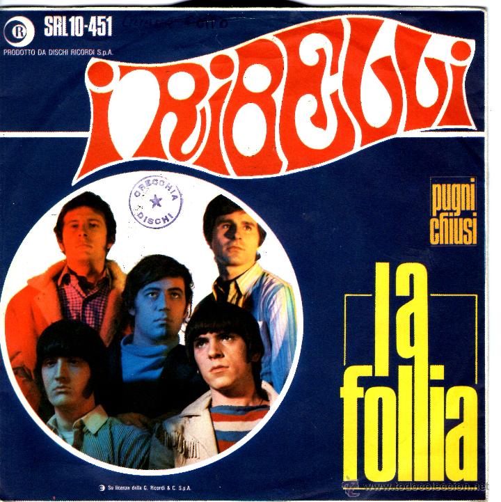 Discos de vinilo: I RIBELLI - LA FOLLIA - Foto 1