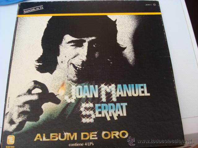 Discos de vinilo: SERRAT ALBUM DE ORO 4  LP&acute;S - Foto 1