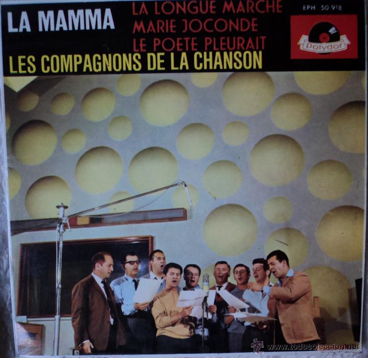Discos de vinilo: Les Compagnons de la Chanson - La Longue Marche - Edici&oacute;n de 1964 de Espa&ntilde;a - Foto 1