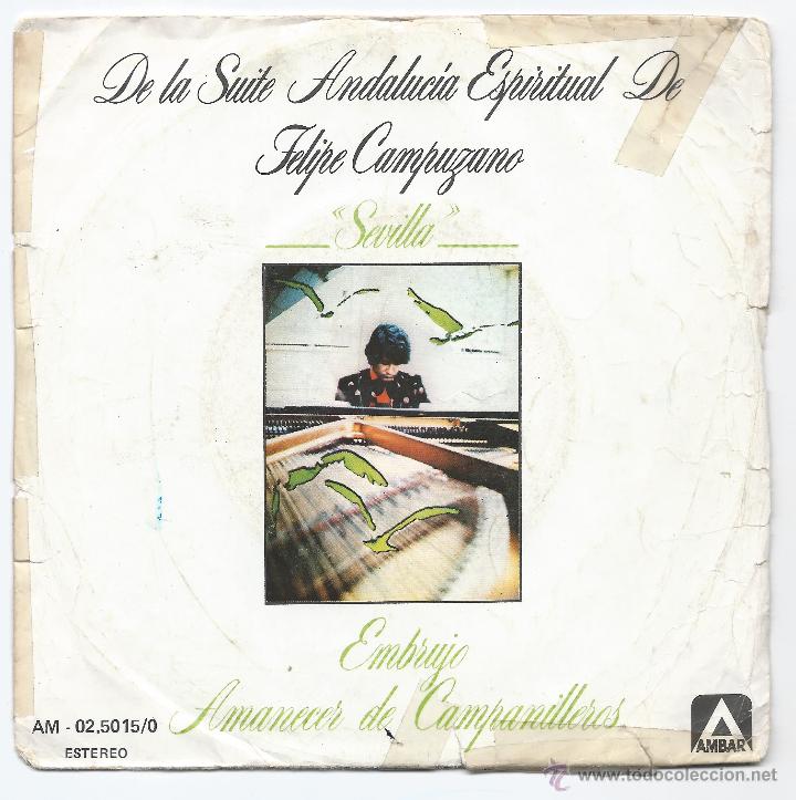 Discos de vinilo: 7520- FELIPE CAMPUZANO- AMBAR - Foto 1