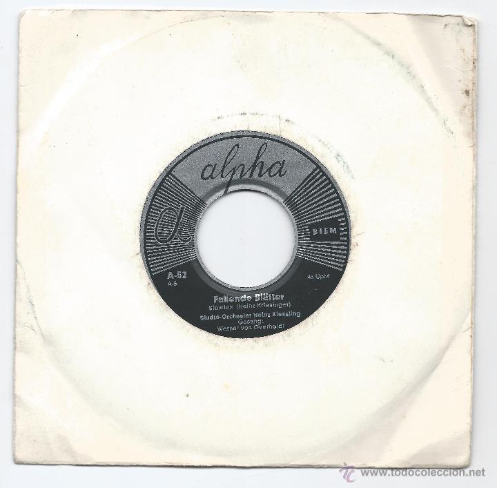 Discos de vinilo: 7534-E.P. ALPHA- SIN FUNDA ORIGINAL - Foto 2